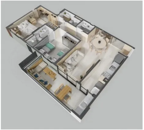imagem 4 - Apartamento em Construção à Venda no Condomínio Maison Du Soleil ? 79m² imagem 4 - Apartamento em Construção à Venda no Condomínio Maison Du Soleil ? 79m²
